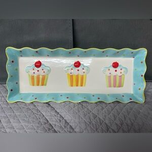 Colorful Cupcake Serving Tray
